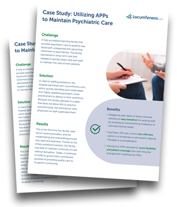 Case Study: Utilizing APPs to Maintain Psychiatric Care
