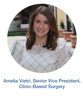 Amelia Vietri, Senior Vice President, Clinic-Based Surgery